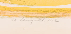 John Murray Barton "To Lenny with Love" Lithograph (8934542049587)