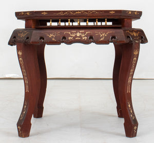 Chinese Inlaid Hardwood Side Table, 19th C (8944758456627)