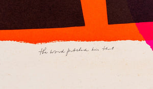 Mary Corita Kent "The Word Pitched..." Serigraph (8938874044723)