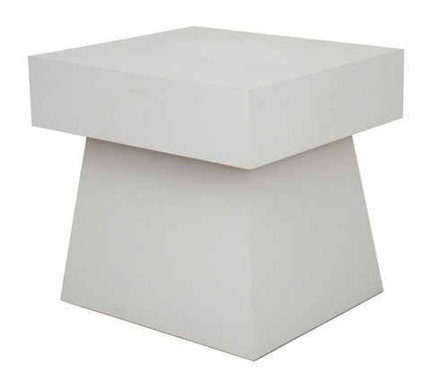 Modern White Mushroom Wood Table