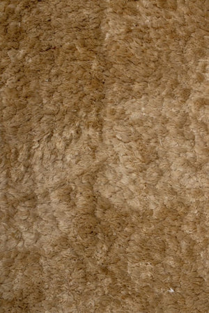 Beige Shag Cotton Rug, 8' 10" L x 6' (8990261739827)
