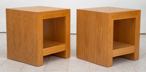 Composite Wood Cube End Tables, Pair (8945668817203)
