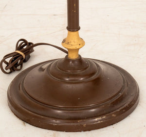 Art Deco Style Patinated Metal Floor Lamp (8945680875827)
