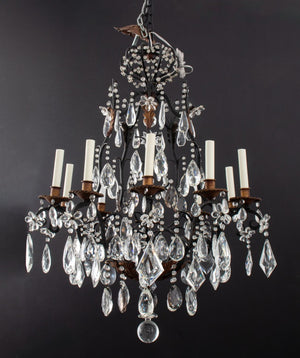 Louis XIV Style 10-Light Crystal Chandelier (9166869463347)