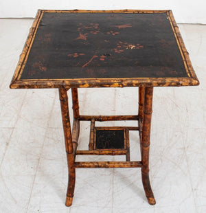 Aesthetic Movement Lacquered Bamboo Accent Table (8961045233971)