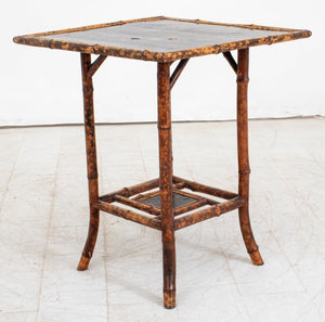 Aesthetic Movement Lacquered Bamboo Accent Table (8961045233971)