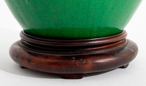 Chinese Apple Green Glazed Ceramic Jar (9182204231987)