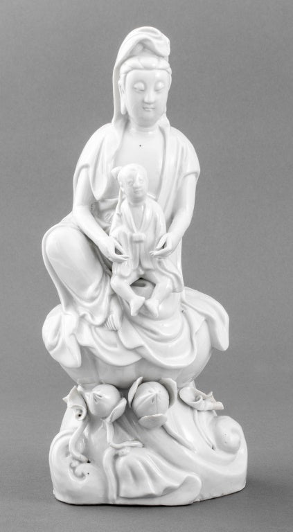 Chinese Blanc de Chine Porcelain Guanyin