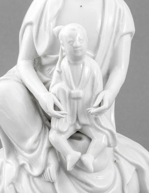 Chinese Blanc de Chine Porcelain Guanyin (9417001468211)