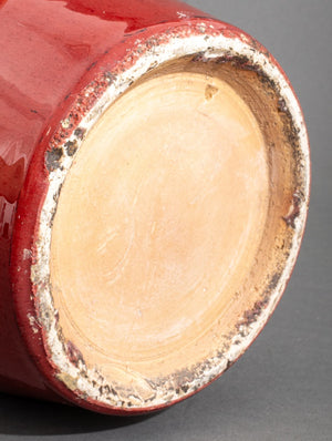 Chinese Copper Red Glazed Porcelain Baluster Vase (9186541994291)