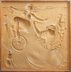 Janusz Obst "High on Love" Mixed Media Bas-Relief (9354073833779)