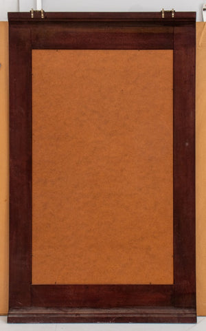 Japanese Lacquered Wood Beveled Wall Mirror (9467580678451)