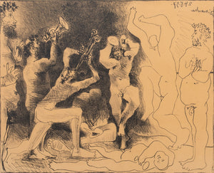 After Pablo Picasso "La Danse des Faunes" Lithogrpah (9365021819187)