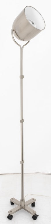 Postmodern Chrome Floor Lamps, Pair (9432701468979)