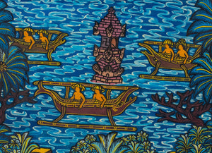 I Ketut Tagen "Sea Landscape" Acrylic on Canvas (9372155707699)