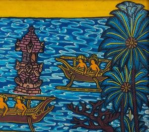 I Ketut Tagen "Sea Landscape" Acrylic on Canvas (9372155707699)