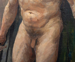 Aleksei Shovkunenko Nude Man Oil on Canvas (9416873345331)