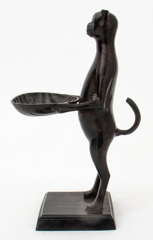 After Diego Giacometti Brass Cat Butler Sculpture (9467576320307)