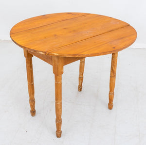 Pine Wood Drop Leaf Tavern Dining Table (9552042688819)