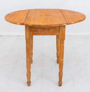 Pine Wood Drop Leaf Tavern Dining Table (9552042688819)