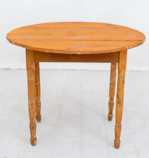 Pine Wood Drop Leaf Tavern Dining Table (9552042688819)