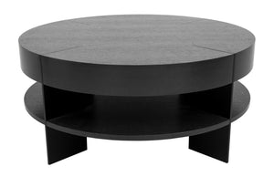 Antoine Proulx "CT-91S" Ebonized Wood Coffee Table (9416225816883)