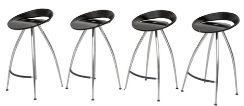 Set of Four Sigurdur Thorsteinsson Design Group Italia for Magis Lyra Barstools