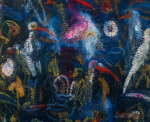 Hunt Slonem "Hornbills" Oil on Canvas, 1995 (9347582886195)