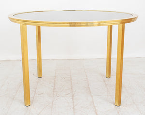 Design Institute America Brass Glass Dining Table (9419821416755)