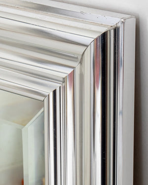 Modern Chrome Rectangular Wall Mirror (9431690182963)