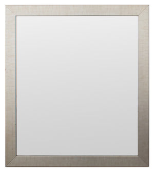 Modern Silvered Metal Beveled Wall Mirror (9432741118259)