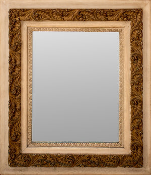 Baroque Style Carved Giltwood Wall Mirror (9432737317171)