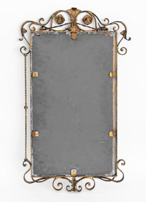 Art Deco Wrought Iron Mirror (9552445440307)