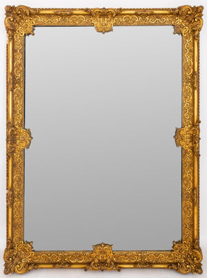 Baroque Style Giltwood Wall Mirror, 19th Century (9404074164531)