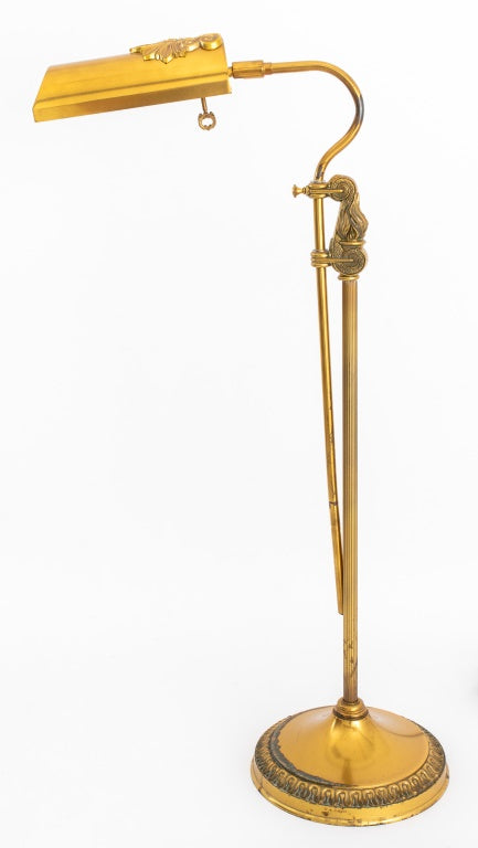 Brass Adjustable Floor Lamp