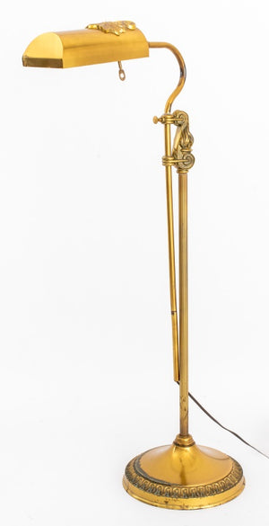 Brass Adjustable Floor Lamp (9432719491379)