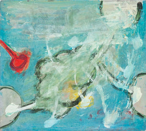 Elfi Schuselka Abstract Composition Oil on Canvas