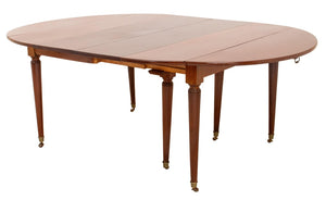 Louis XVI Style Mahogany Extending Dining Table (9440004735283)