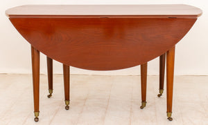 Louis XVI Style Mahogany Extending Dining Table (9440004735283)