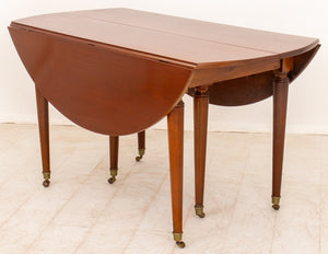 Louis XVI Style Mahogany Extending Dining Table (9440004735283)