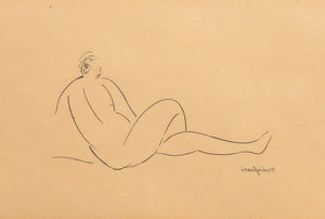 Amedeo Modigliani "Nue de Dos" Etching on Paper (9415810646323)