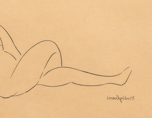 Amedeo Modigliani "Nue de Dos" Etching on Paper (9415810646323)