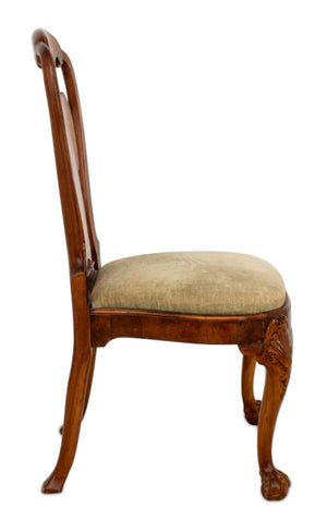 George II Style Burr Elm and Walnut Chair (9554698043699)