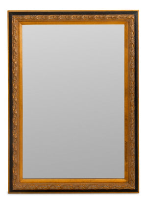 Modern Giltwood Mirror with Beveled Glass (9557094007091)