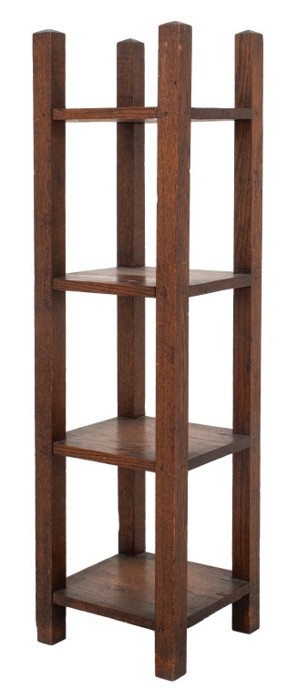 Arts and Crafts Oak Wood Three-Tier Planter Stand