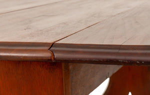 Victorian Walnut Drop-Leaf Table, 19th Century (9576792260915)