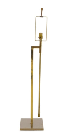 Mid-Century Laurel Telescoping Brass Floor Lamp