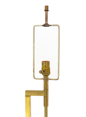 Mid-Century Laurel Telescoping Brass Floor Lamp (9577166045491)