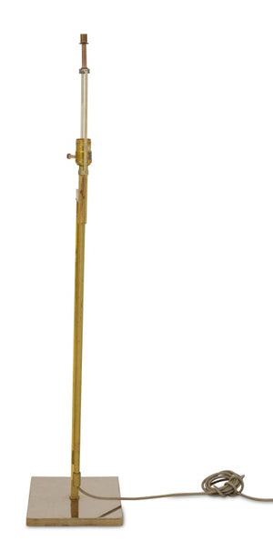 Mid-Century Laurel Telescoping Brass Floor Lamp (9577166045491)