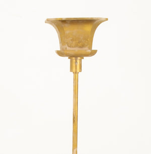 Neoclassical Style Gold Painted Metal Floor Lamp (9577267921203)